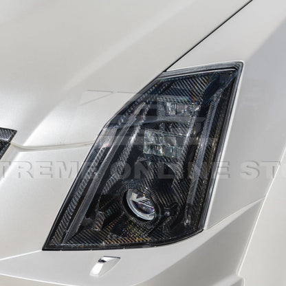 2009-15 CTS-V Dry Carbon Fiber Headlights Internal Lens Cover