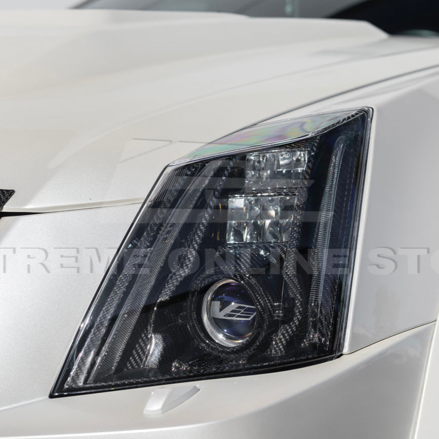 2009-15 CTS-V Dry Carbon Fiber Headlights Internal Lens Cover