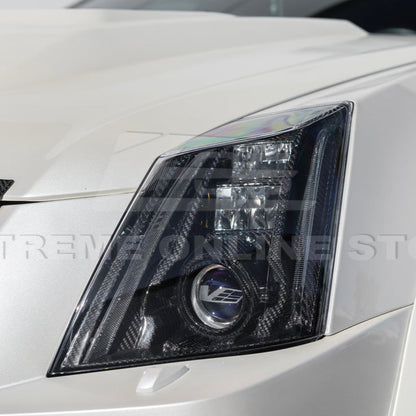 2009-15 CTS-V Dry Carbon Fiber Headlights Internal Lens Cover