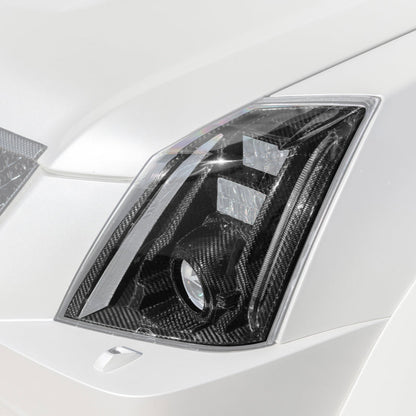 2009-15 CTS-V Dry Carbon Fiber Headlights Internal Lens Cover