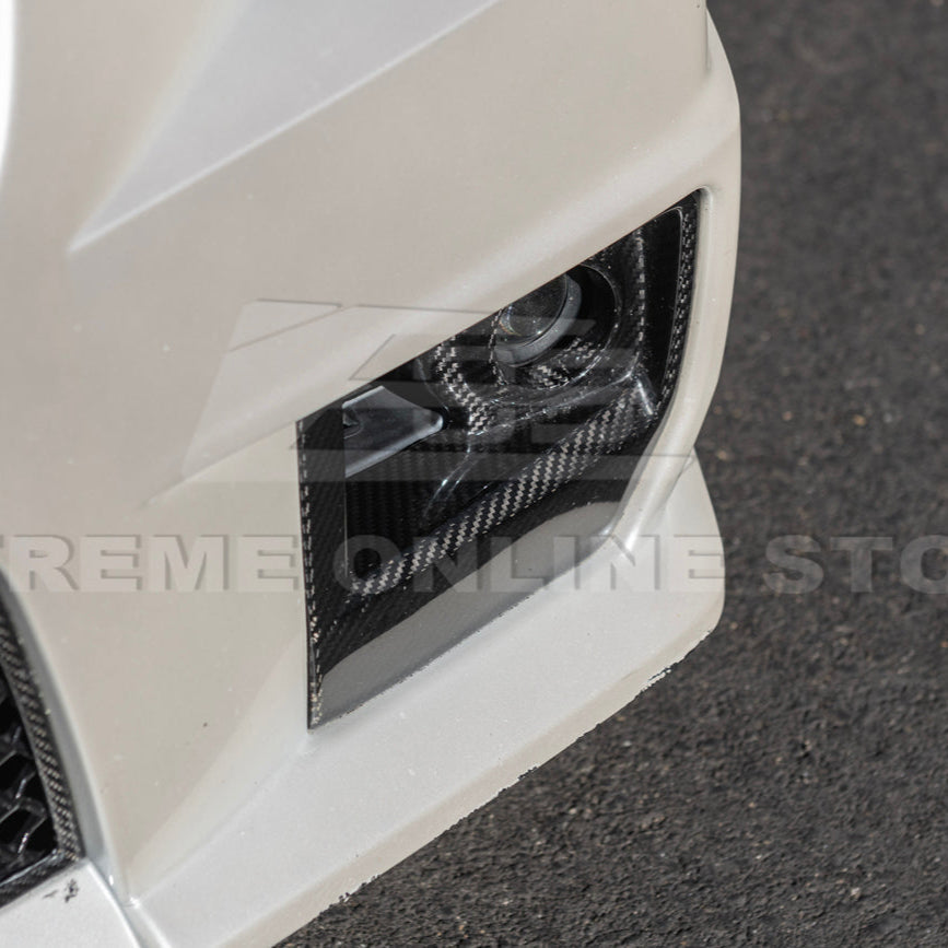 2009-15 Cadillac CTS-V Dry Carbon Fiber Front Fog Light Cover