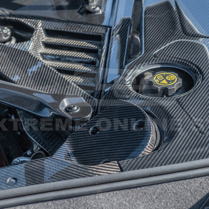 Chevrolet Corvette C8 DRY CARBON FIBER Engine Bay Struct Covers