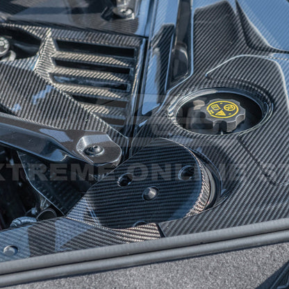 Chevrolet Corvette C8 DRY CARBON FIBER Engine Bay Struct Covers