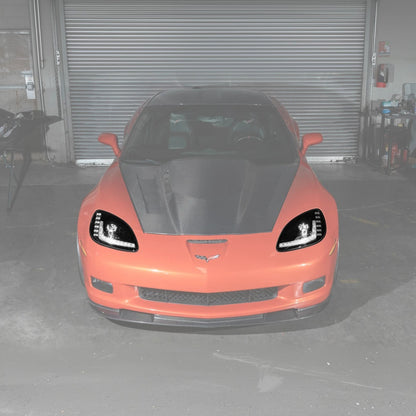 2005-13 Corvette C6 l C7 Style Projector LED Sequential Signal Turn Headlights