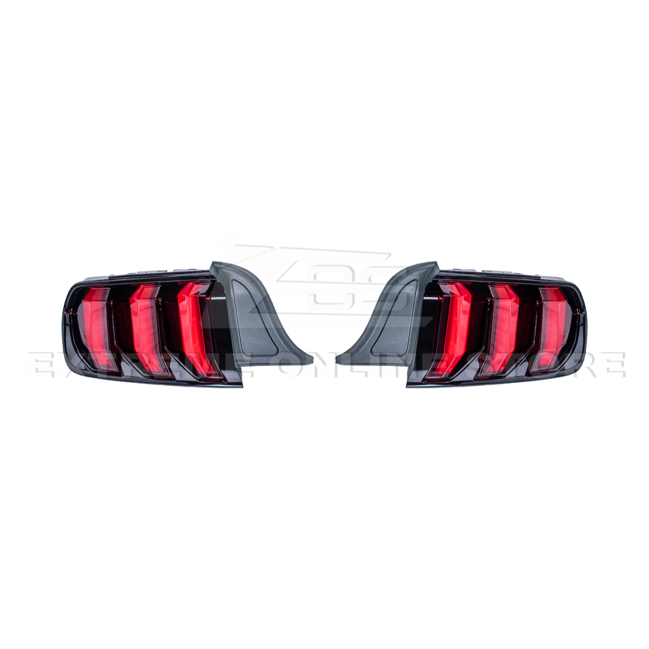 2015-23 Ford Mustang Signal LED XB RED / Clear Rear Taillight