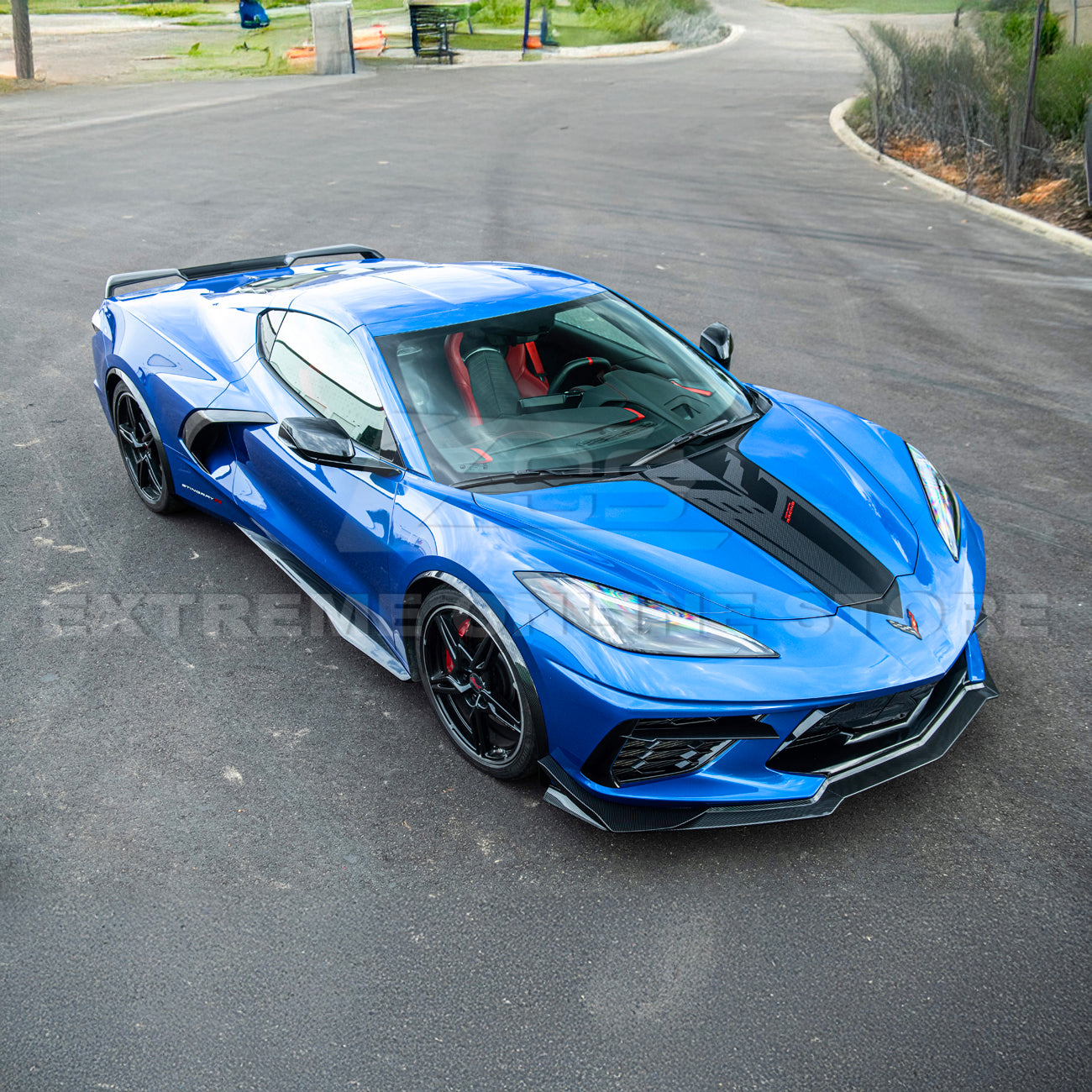 Corvette C8 Stingray DRY CARBON FIBER Front Splitter [Z06 / Z07 Conversion Package]