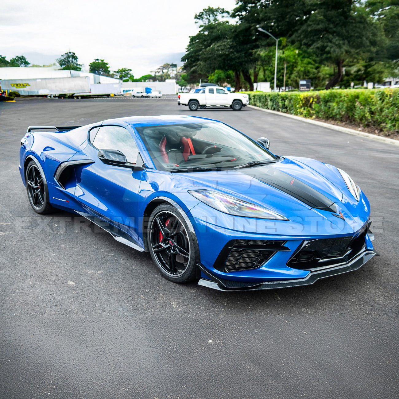 Corvette C8 Stingray DRY CARBON FIBER Front Splitter [Z06 / Z07 Conversion Package]