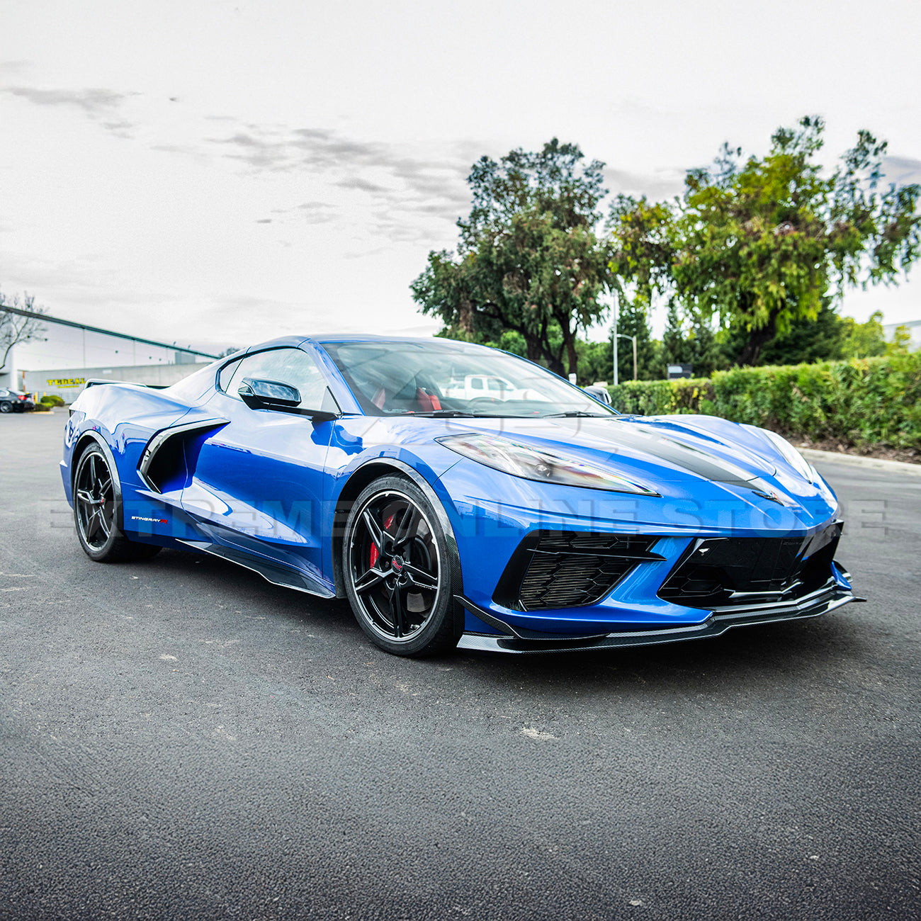 Corvette C8 Stingray DRY CARBON FIBER Front Splitter [Z06 / Z07 Conversion Package]