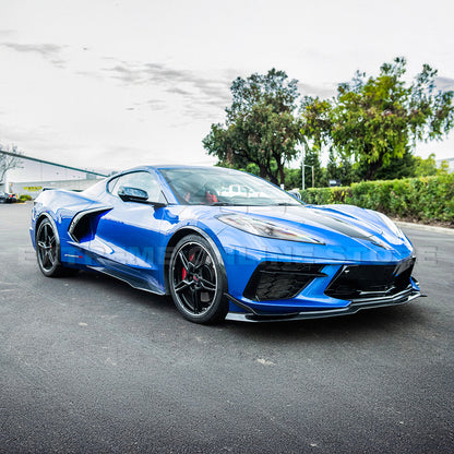 Corvette C8 Stingray DRY CARBON FIBER Front Splitter [Z06 / Z07 Conversion Package]