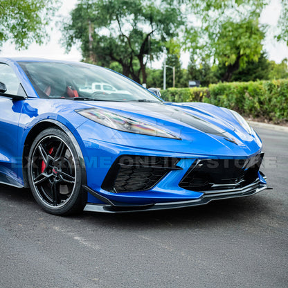 Corvette C8 Stingray DRY CARBON FIBER Front Splitter [Z06 / Z07 Conversion Package]