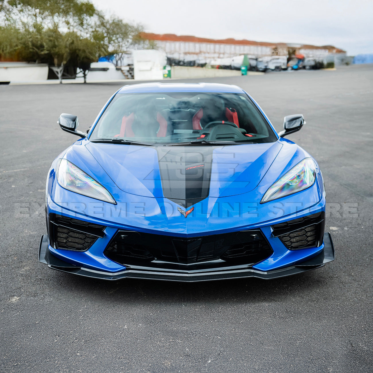 Corvette C8 Stingray DRY CARBON FIBER Front Splitter [Z06 / Z07 Conversion Package]