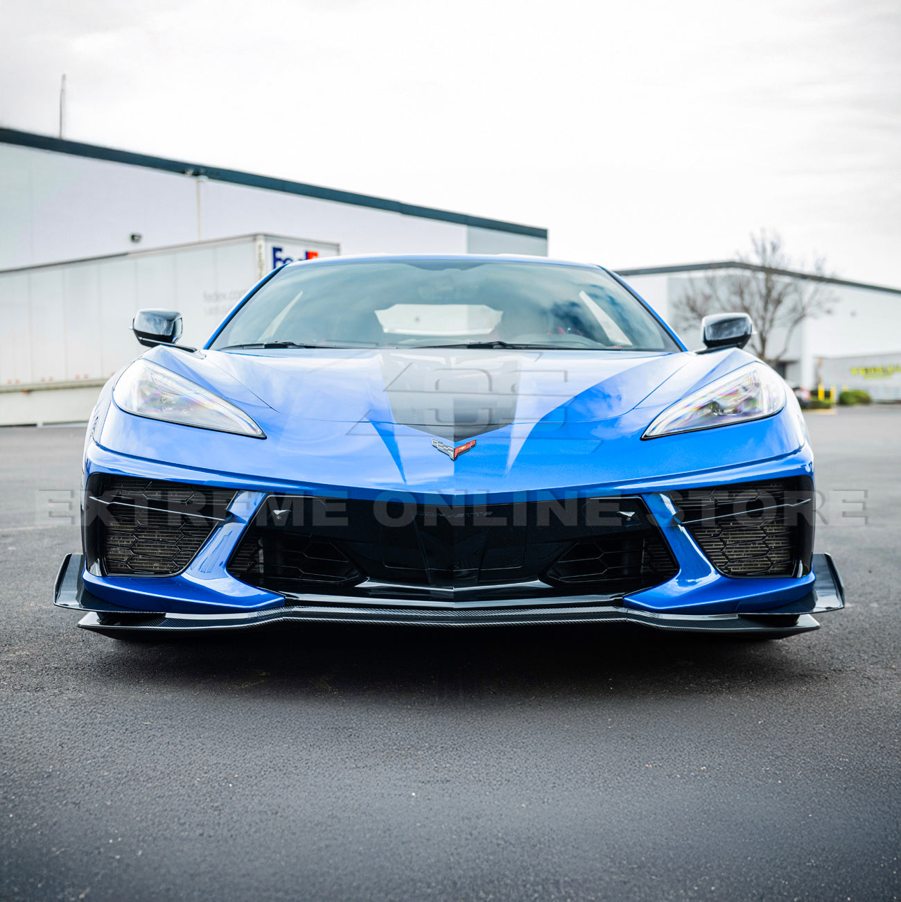 Corvette C8 Stingray DRY CARBON FIBER Front Splitter [Z06 / Z07 Conversion Package]