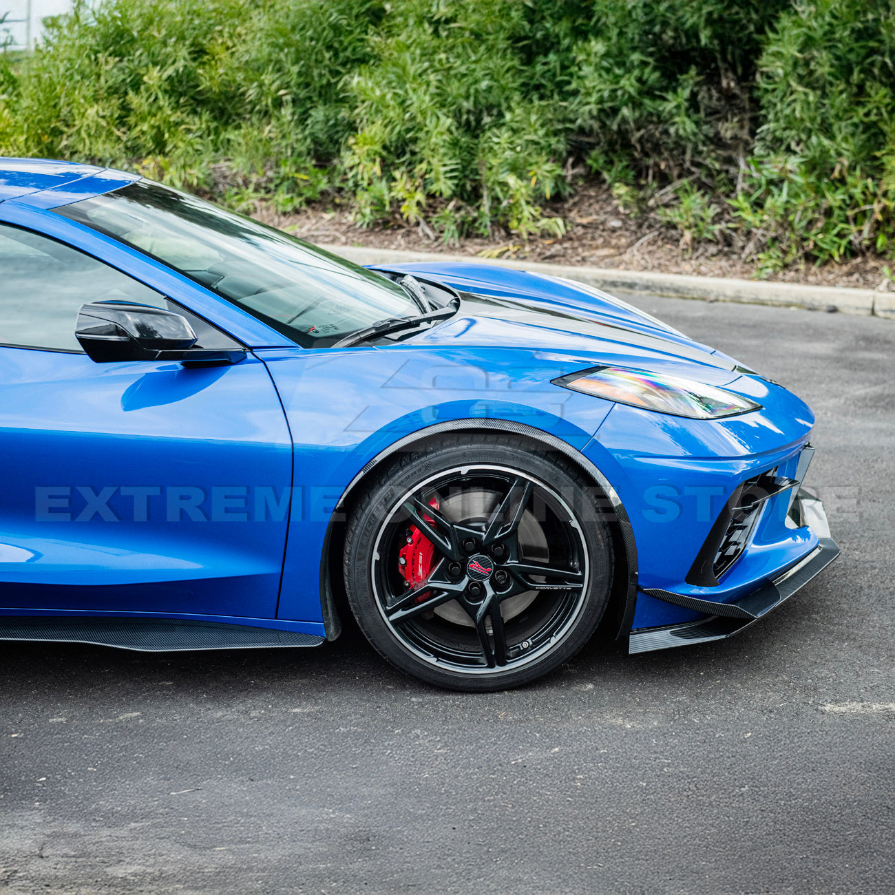 Corvette C8 Stingray DRY CARBON FIBER Front Splitter [Z06 / Z07 Conversion Package]