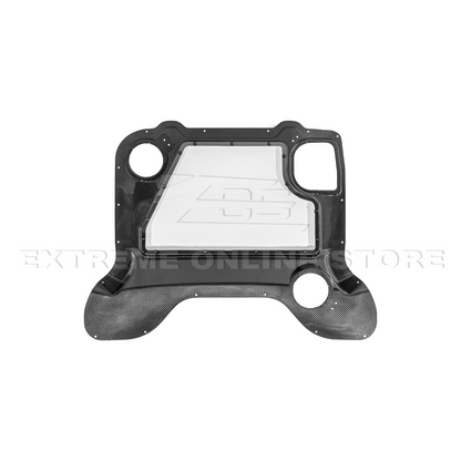 Corvette C8 HTC DRY Carbon Fiber Engine Bay Panel Cover