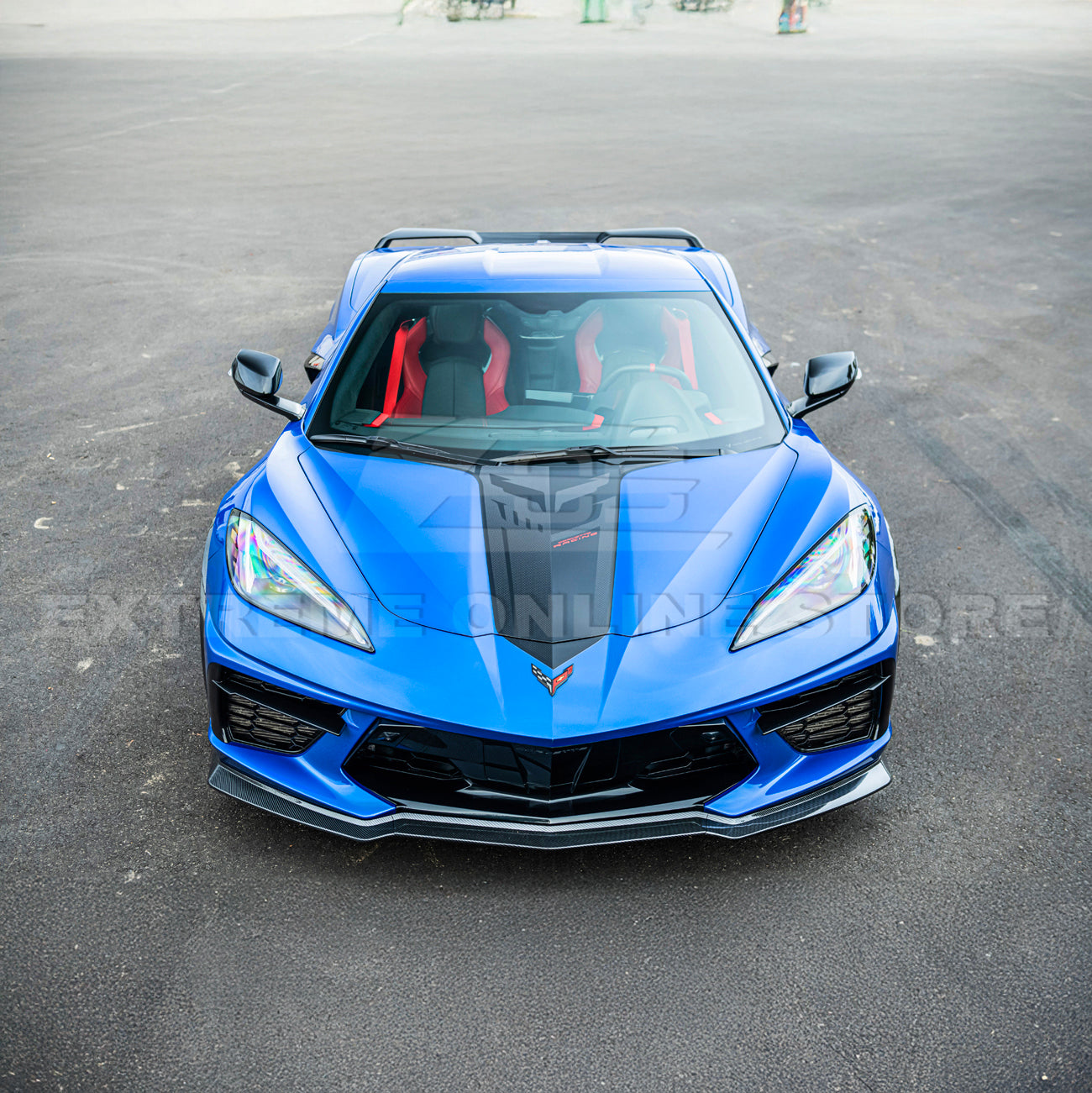 Corvette C8 Stingray DRY CARBON FIBER Front Splitter [Z06 / Z07 Conversion Package]