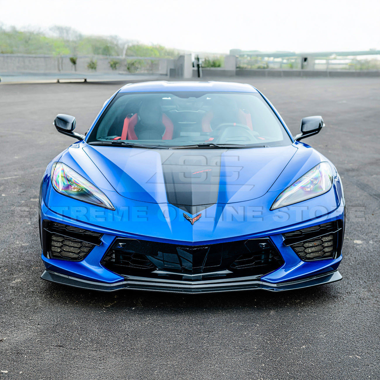 Corvette C8 Stingray DRY CARBON FIBER Front Splitter [Z06 / Z07 Conversion Package]
