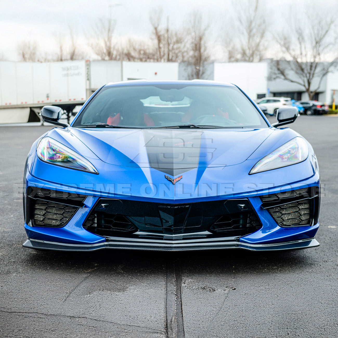 Corvette C8 Stingray DRY CARBON FIBER Front Splitter [Z06 / Z07 Conversion Package]