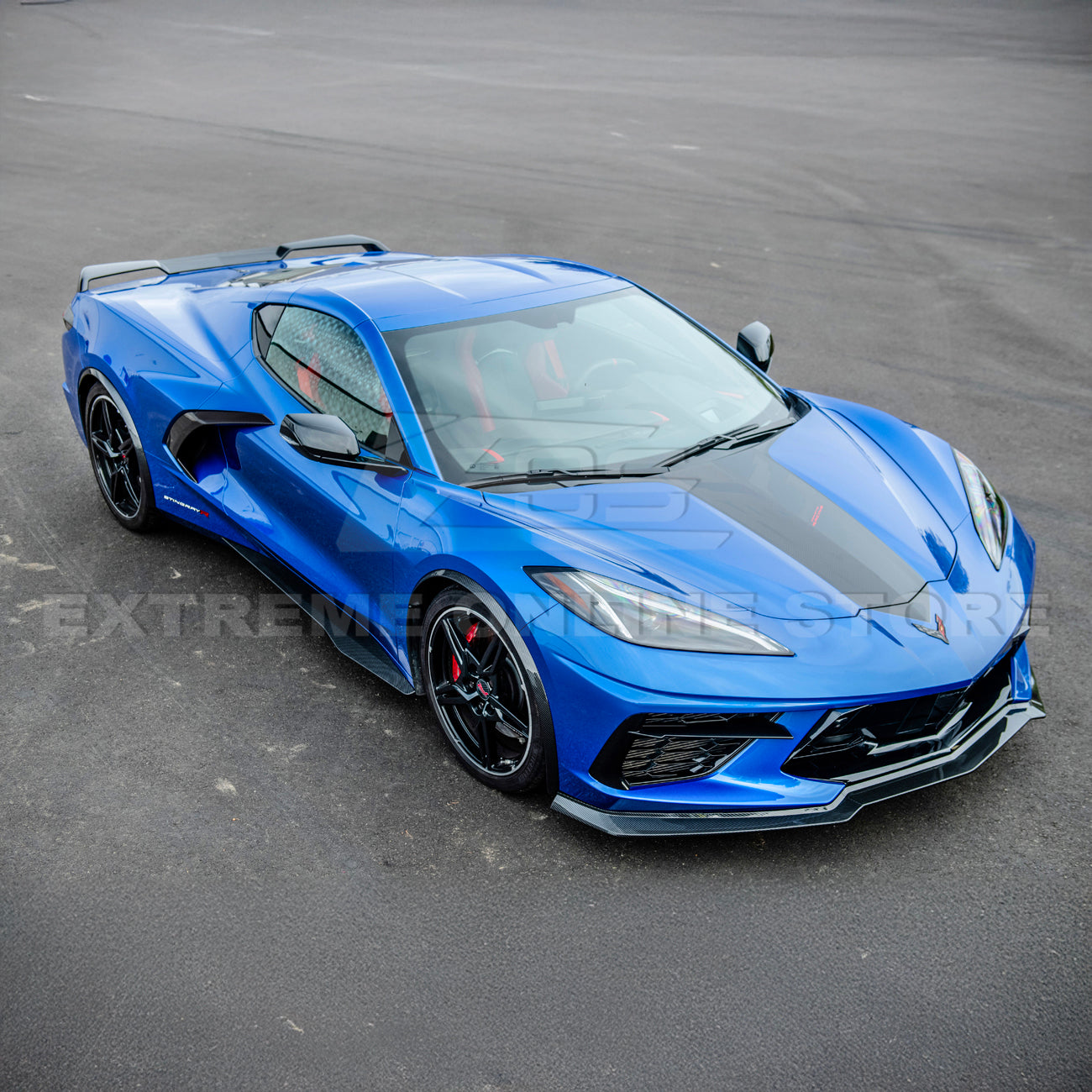 Corvette C8 Stingray DRY CARBON FIBER Front Splitter [Z06 / Z07 Conversion Package]