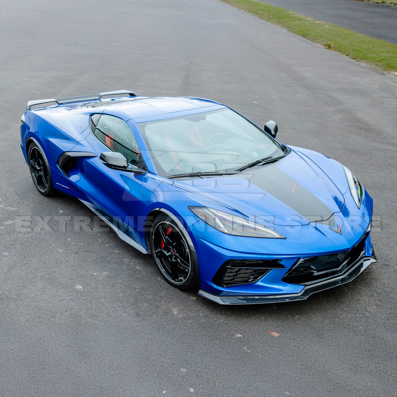 Corvette C8 Stingray DRY CARBON FIBER Front Splitter [Z06 / Z07 Conversion Package]