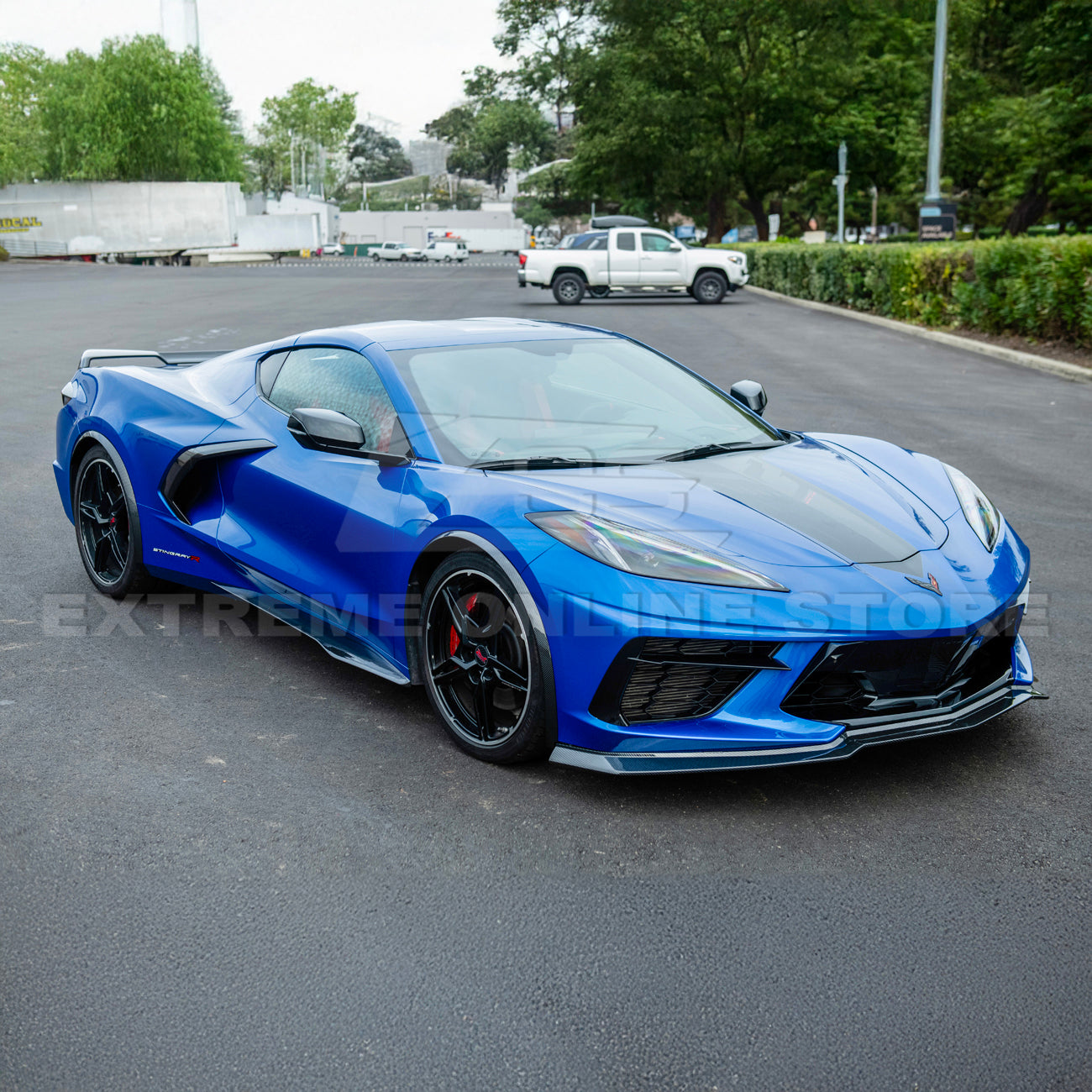 Corvette C8 Stingray DRY CARBON FIBER Front Splitter [Z06 / Z07 Conversion Package]