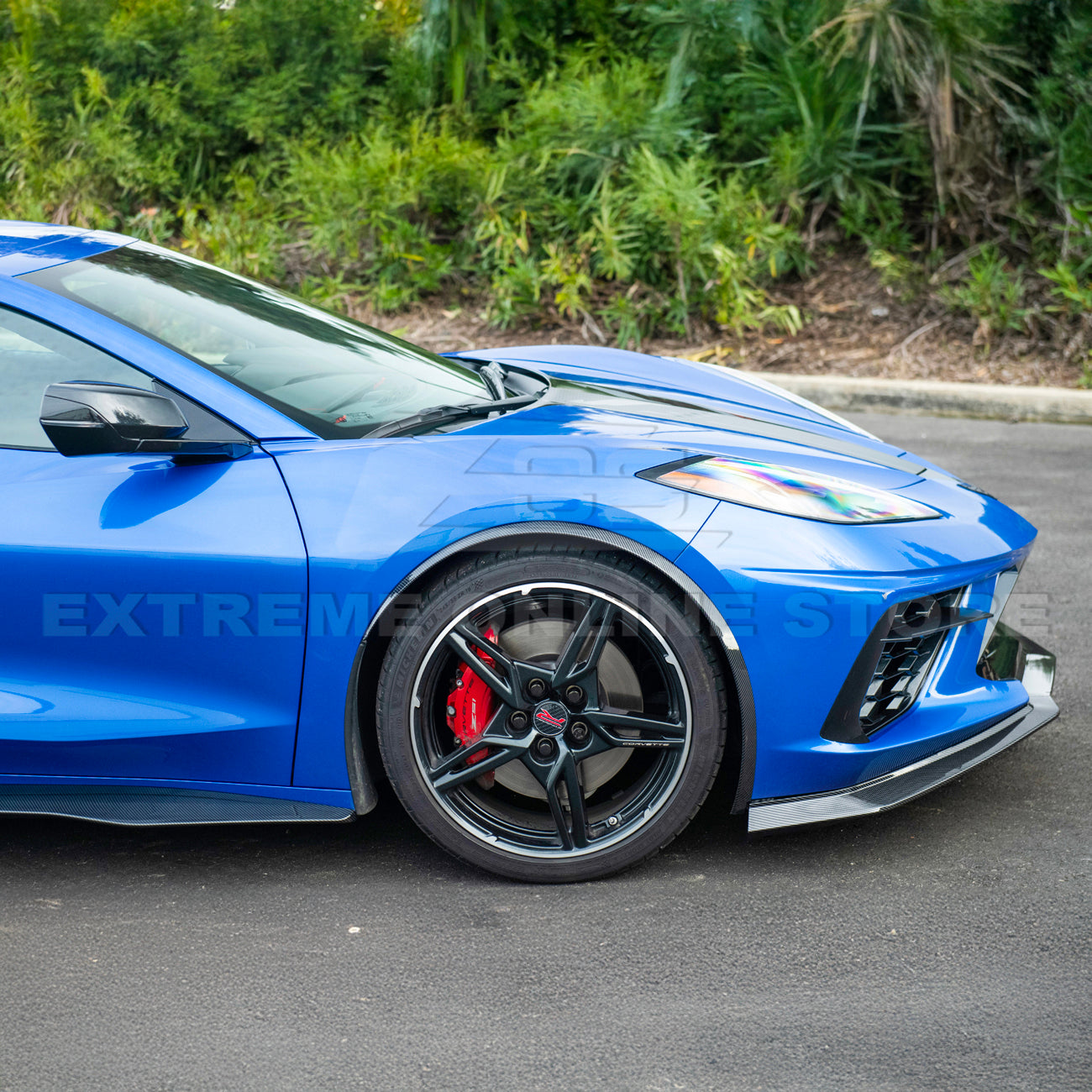 Corvette C8 Stingray DRY CARBON FIBER Front Splitter [Z06 / Z07 Conversion Package]