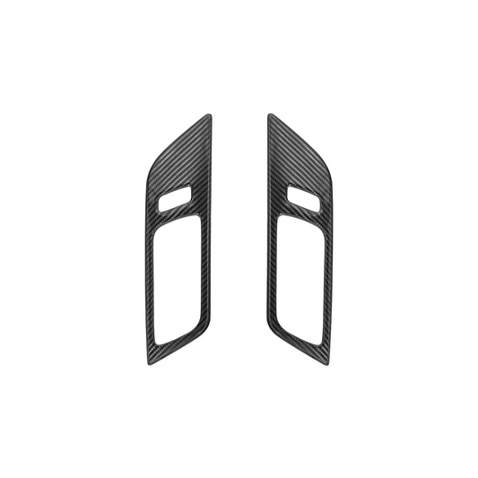 2024-Up Ford Mustang DRY CARBON FIBER Door Handle Panel Cover