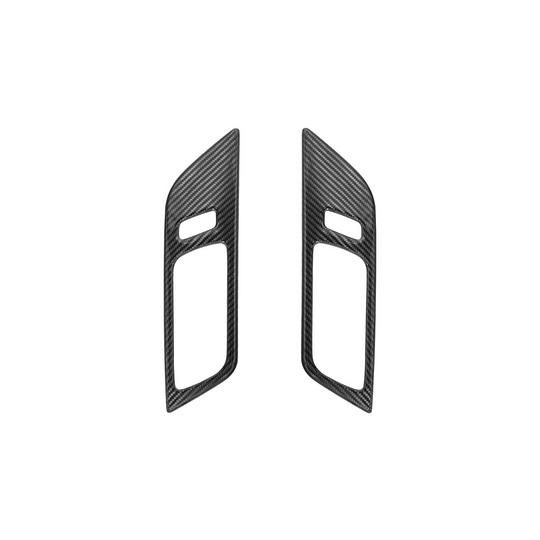 2024-Up Ford Mustang DRY CARBON FIBER Door Handle Panel Cover
