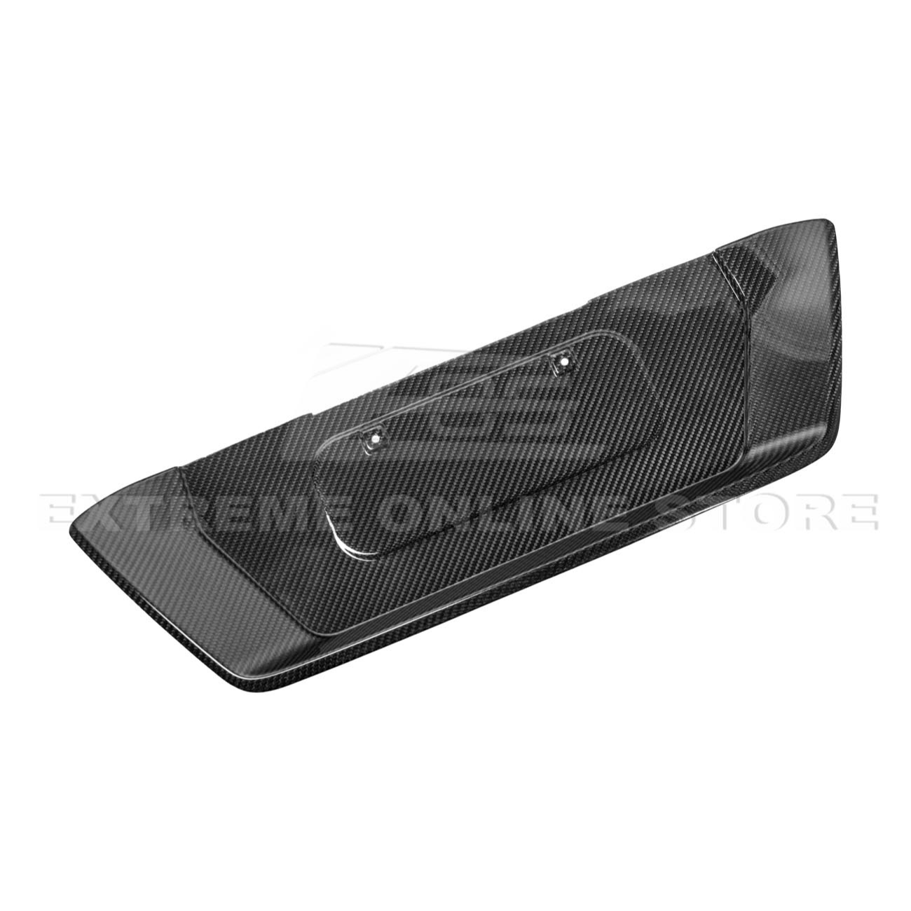 Corvette C8 Z06 DRY CARBON FIBER License Plate Backing
