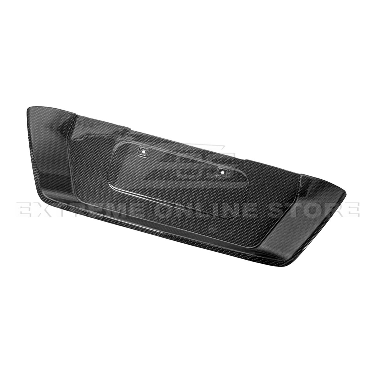 Corvette C8 Z06 DRY CARBON FIBER License Plate Backing