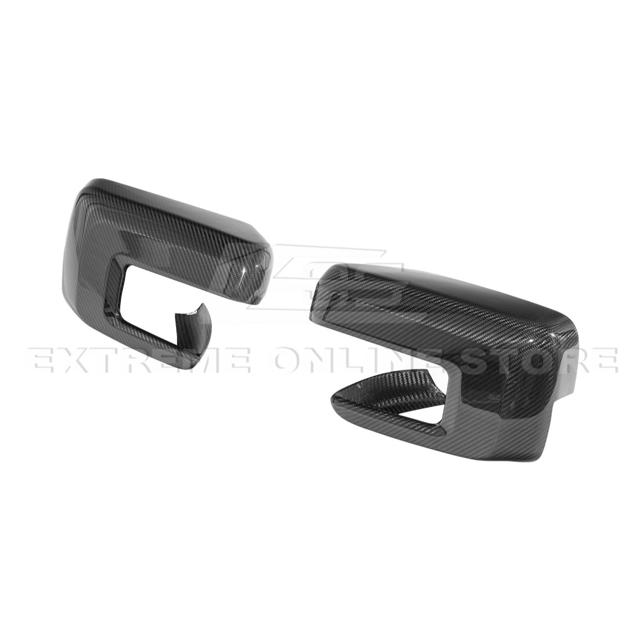 2021-Up Ford F-150 Carbon Fiber Side Mirror Cap Covers