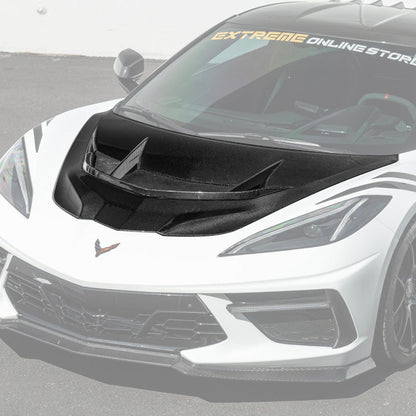 Corvette C8 ZR1 Front Bumper Vented Extractor Hood