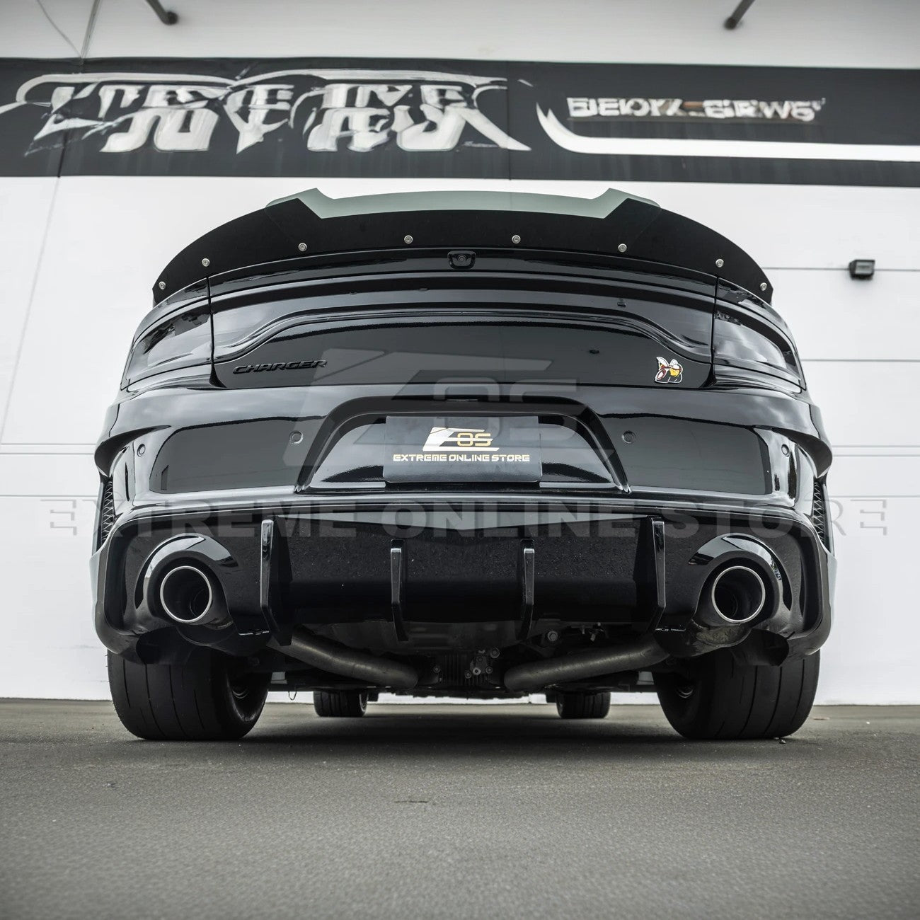 2020-Up Dodge Charger Rear Bumper Exhaust Diffuser