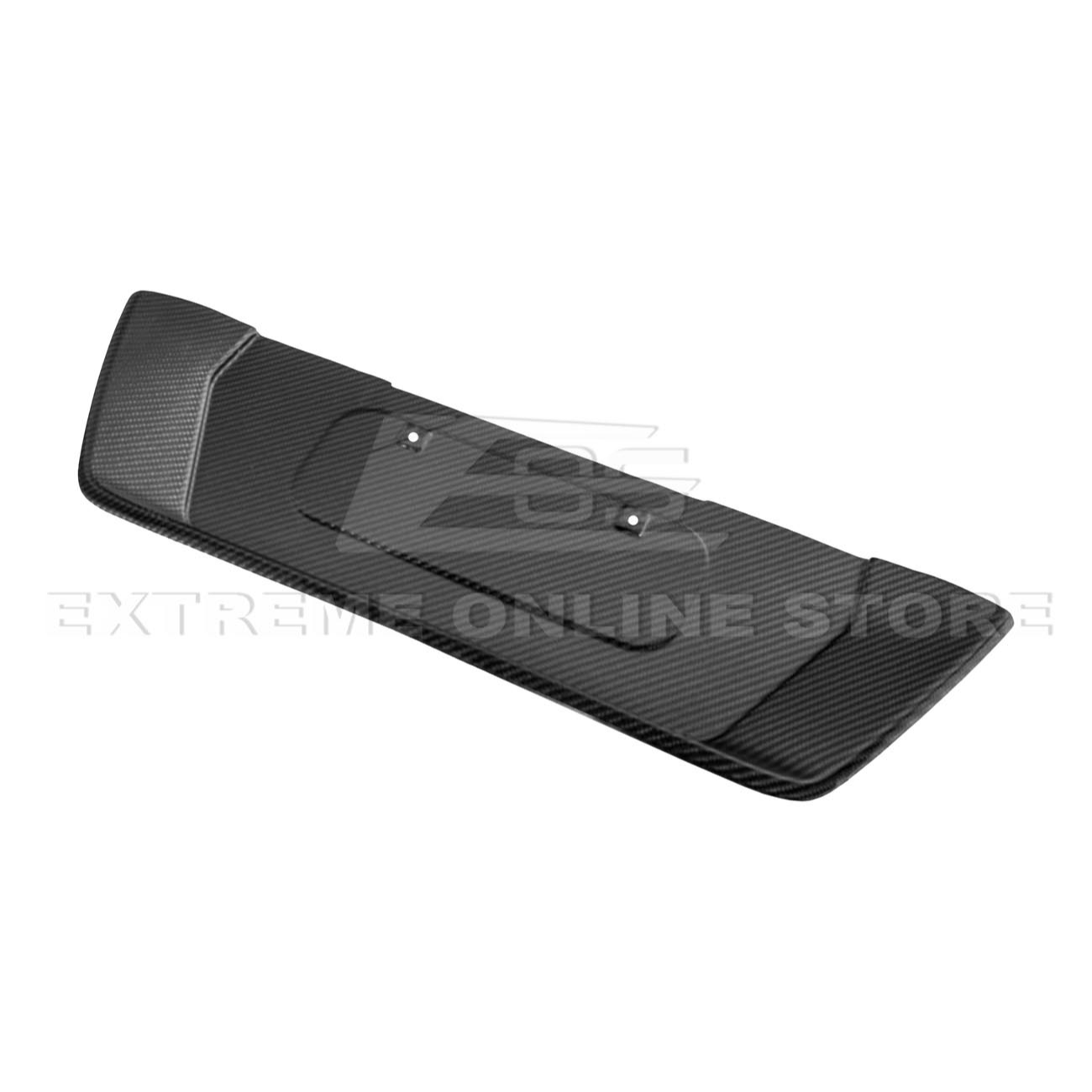 Corvette C8 Z06 DRY CARBON FIBER License Plate Backing