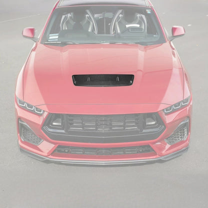 2024-Up Ford Mustang EOS Performance Dry CARbon Fiber Front Hood Vent Insert Cover