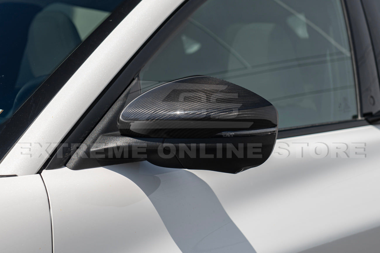 2021+ Ford Mustang Mach-E DRY CARBON FIBER Mirror Cap Cover