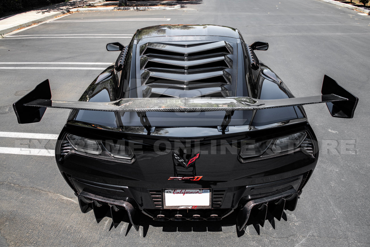 Corvette C7 ZR1 DRY Carbon Fiber Rear Wing Spoiler
