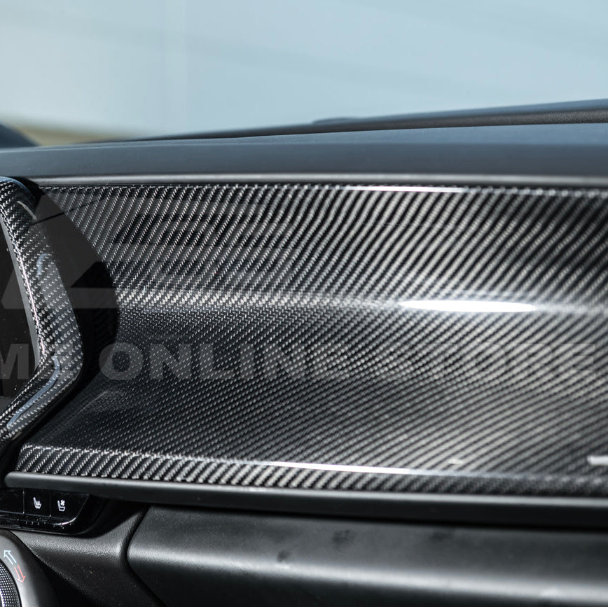 2016-24 Camaro Dry Carbon Fiber Dashboard Instrument Panel Cover Replacement