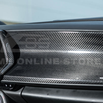 2016-24 Camaro Dry Carbon Fiber Dashboard Instrument Panel Cover Replacement