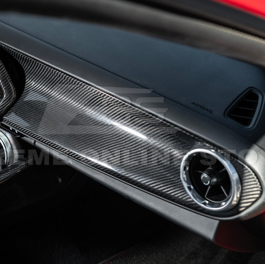 2016-24 Camaro Dry Carbon Fiber Dashboard Instrument Panel Cover Replacement