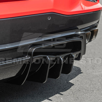 Corvette C8 Rear Bumper Add-On Diffuser Splitter Lip