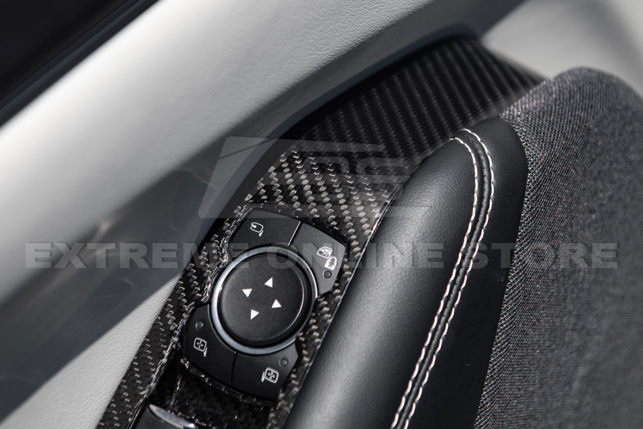 2021+ Ford Mustang Mach-E DRY Carbon Fiber Glass Lifting Cover Kit