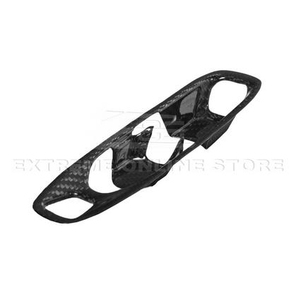 Corvette C8 DRY CARBON FIBER Gear Switch Control Panel Trim Cover Overlay