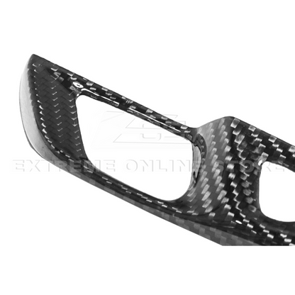 Corvette C8 DRY CARBON FIBER Door Control Button Cover