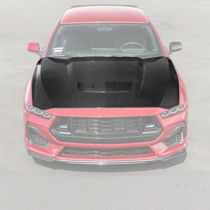 2024-Up Ford Mustang Front Bumper Hood Vented Cover
