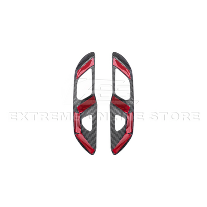 Corvette C8 DRY CARBON FIBER Door Control Button Cover