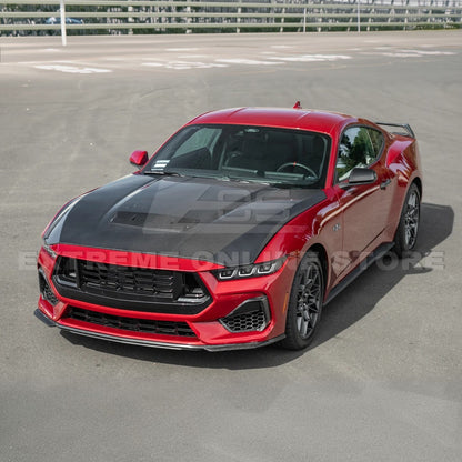 2024-Up Ford Mustang Front Bumper Hood Vented Cover