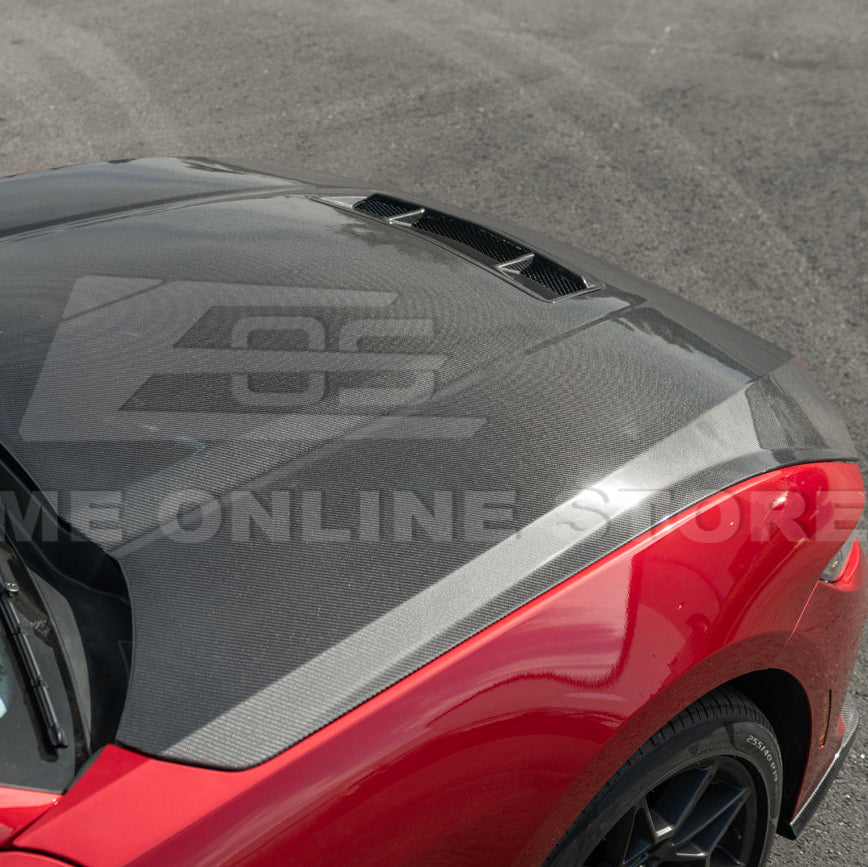 2024-Up Ford Mustang Front Bumper Hood Vented Cover