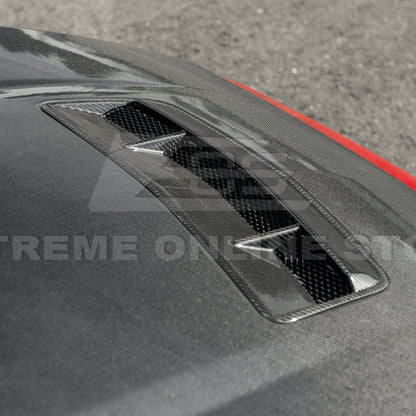 2024-Up Ford Mustang Front Bumper Hood Vented Cover