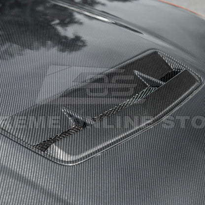 2024-Up Ford Mustang Front Bumper Hood Vented Cover