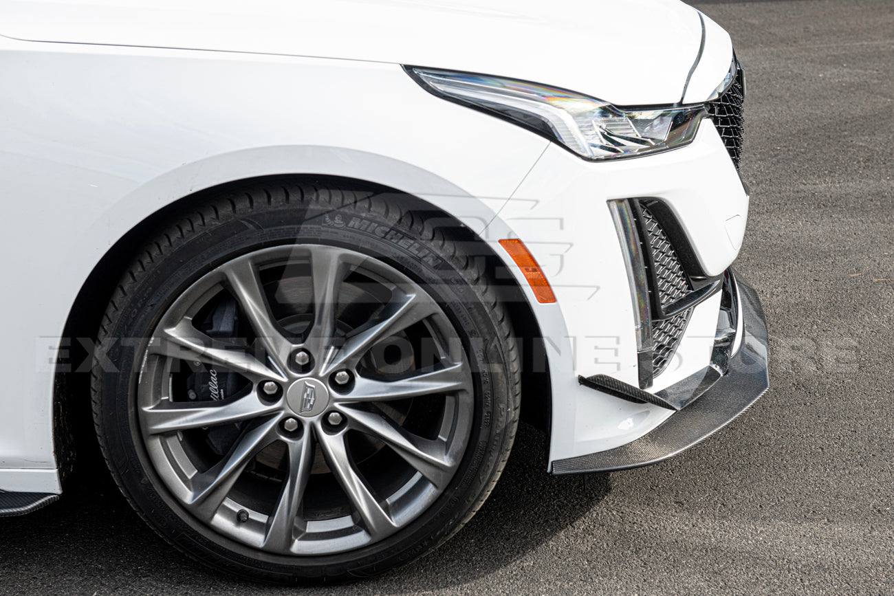 2020-24 Cadillac CT5-V Blackwing Package Style Carbon Front Lip & Side Skirts